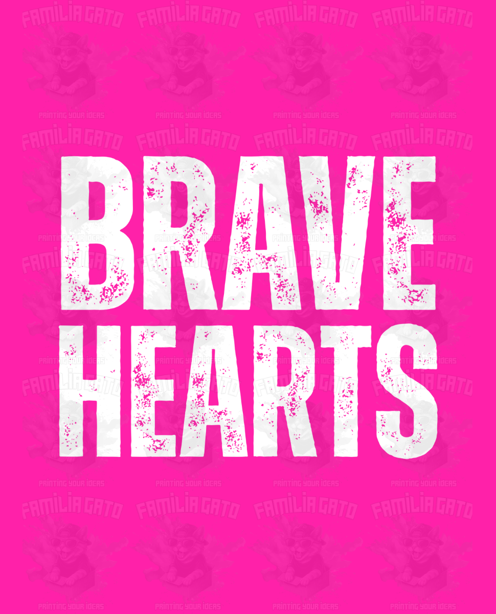 Brave hearts DTF Transfer