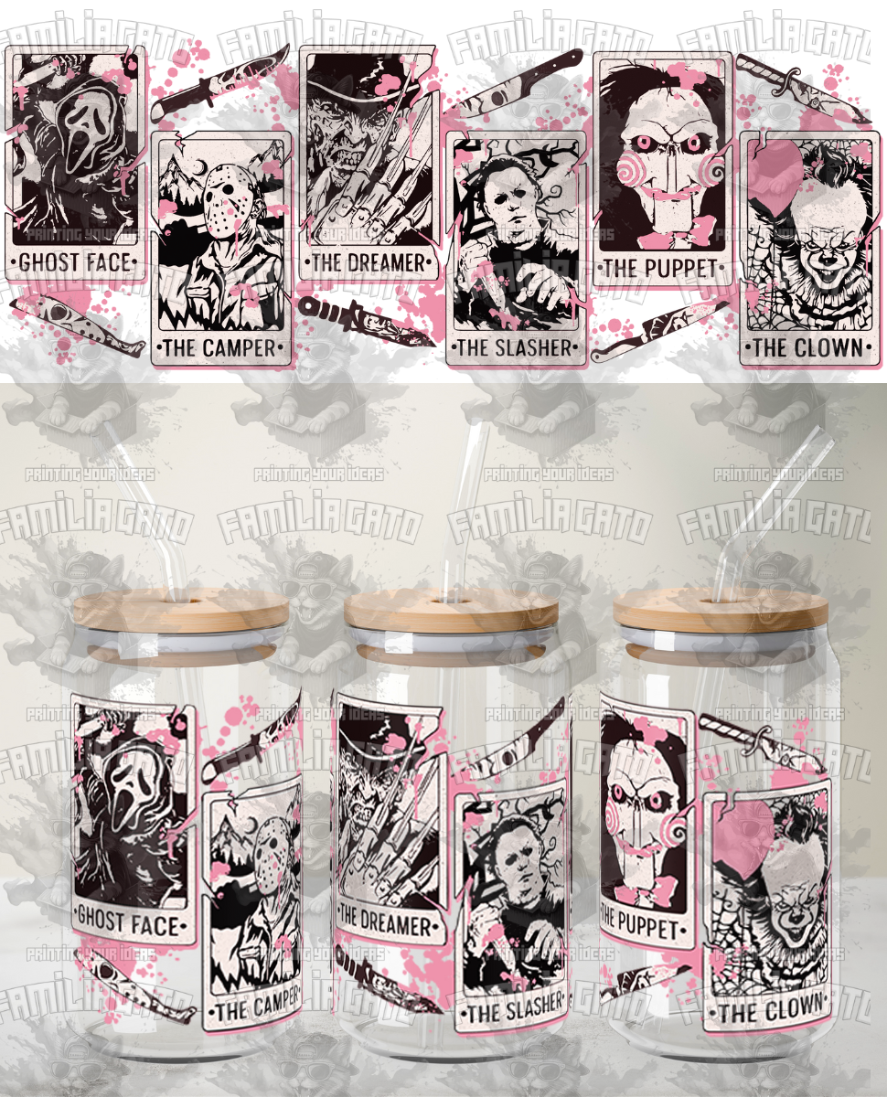 Halloween Horror Characters #12 UVDTF Wrap