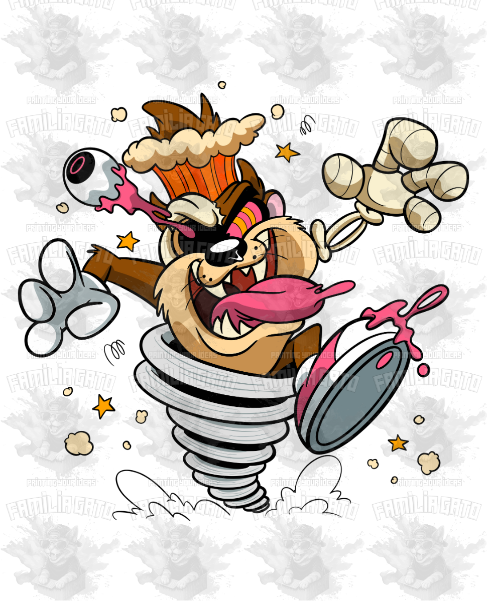 Urban Cartoon 13 DTF Transfer