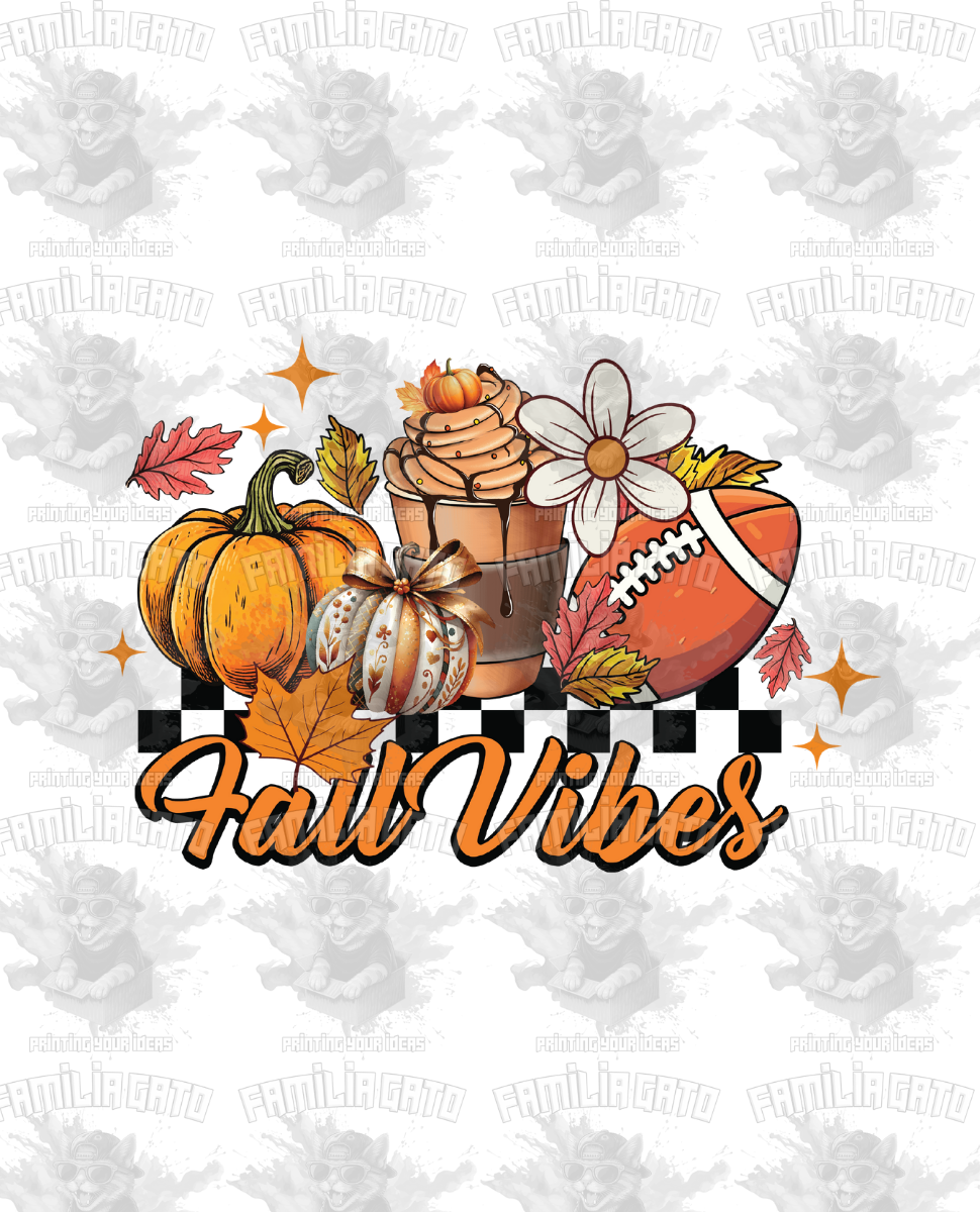 Fall - Fall Vibes #4 DTF Transfer