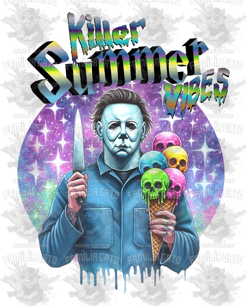 Killer Summer Vibes DTF Transfer
