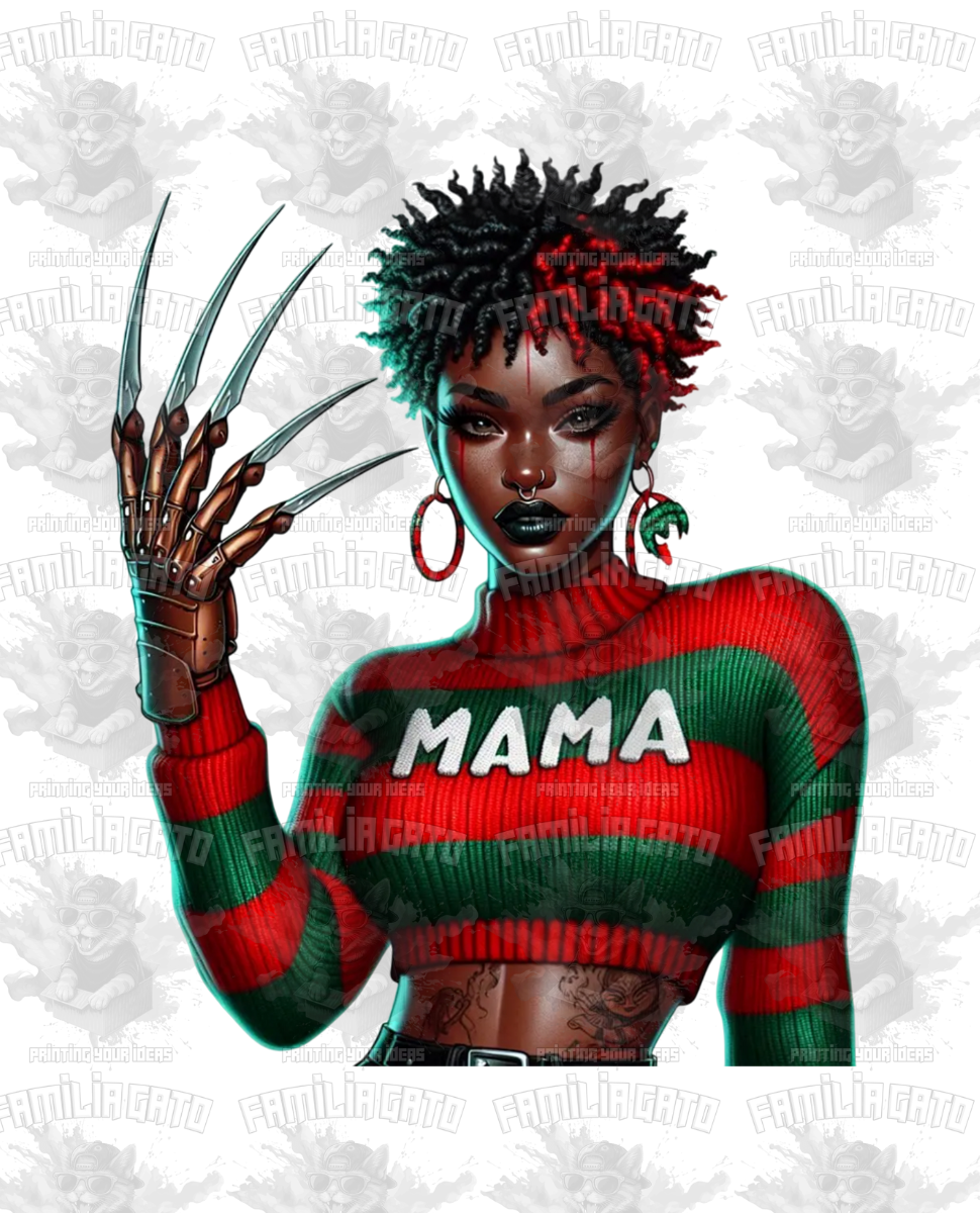 Halloween Horror Black Mama #20 DTF Transfer
