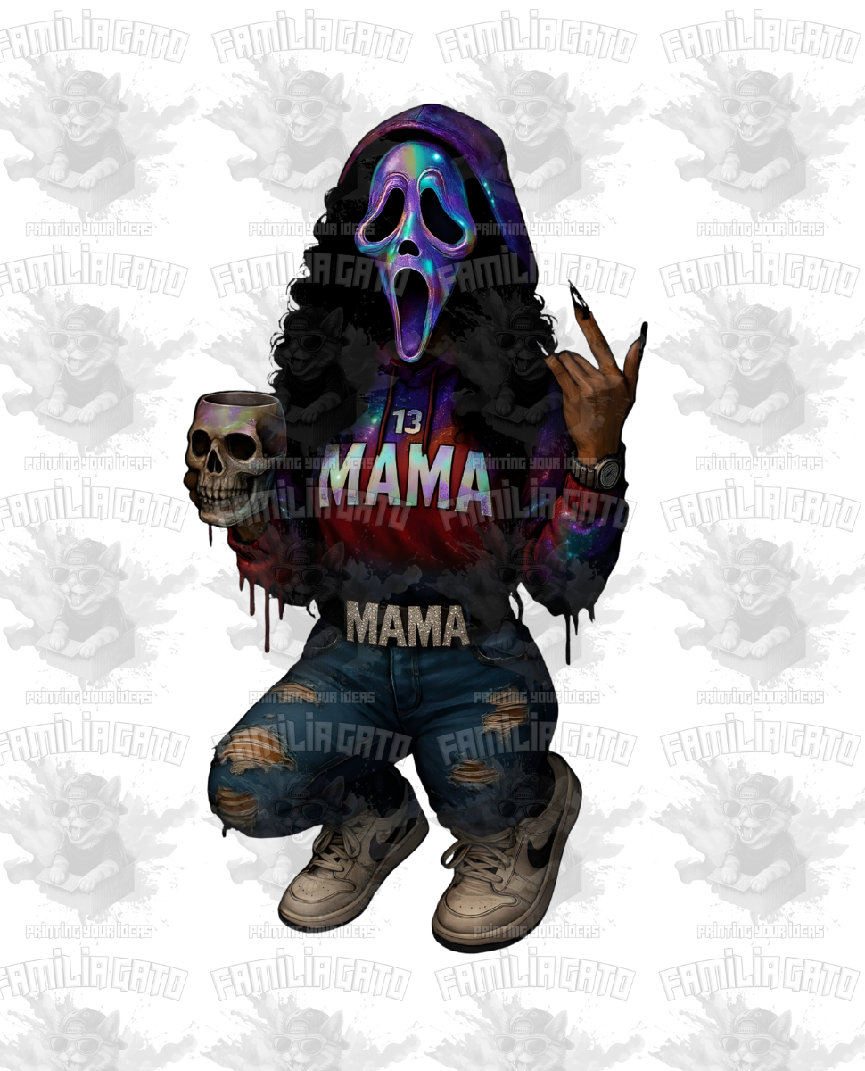 Halloween Horror Mama #23 DTF Transfer