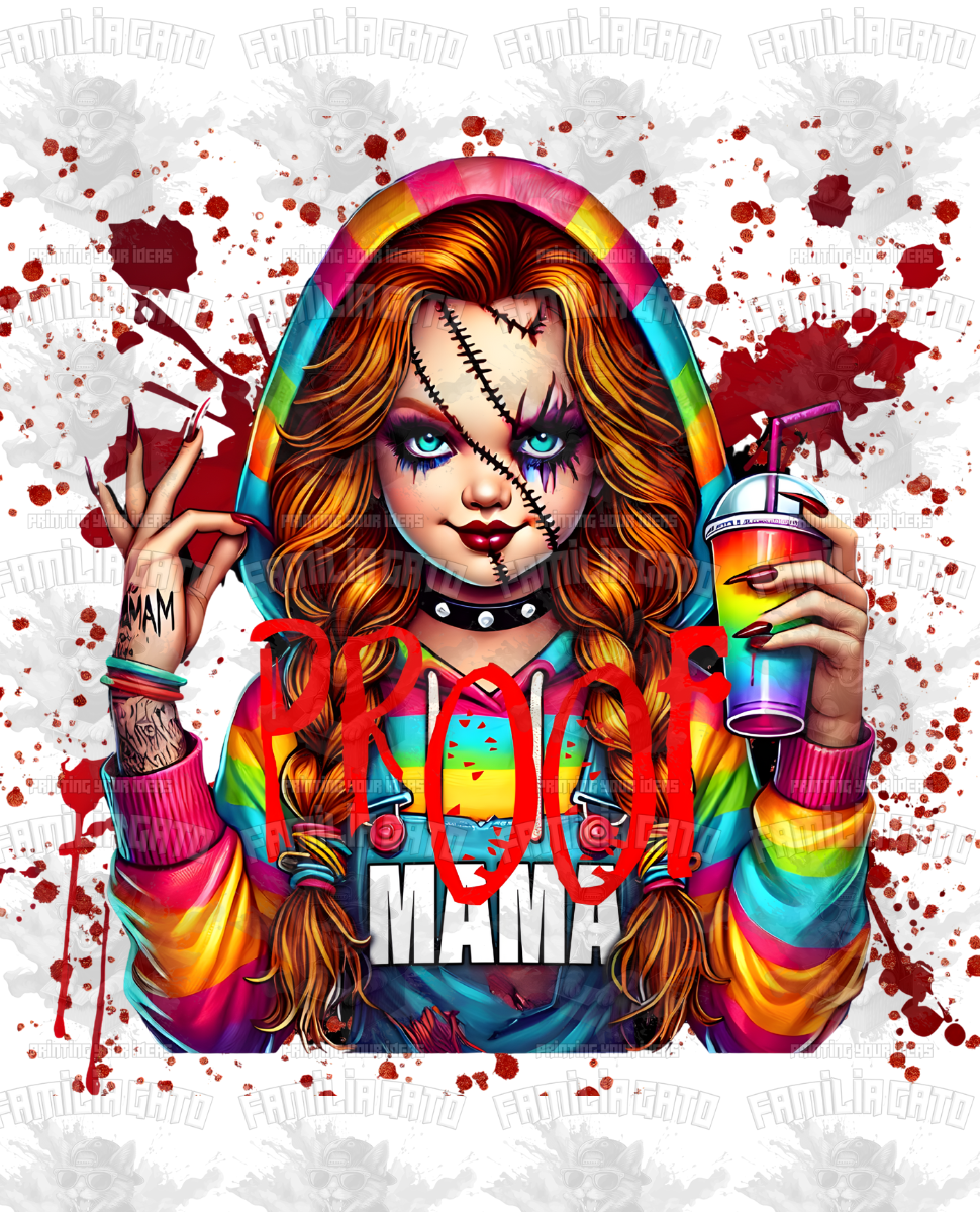 Halloween Horror Mama #26 DTF Transfer