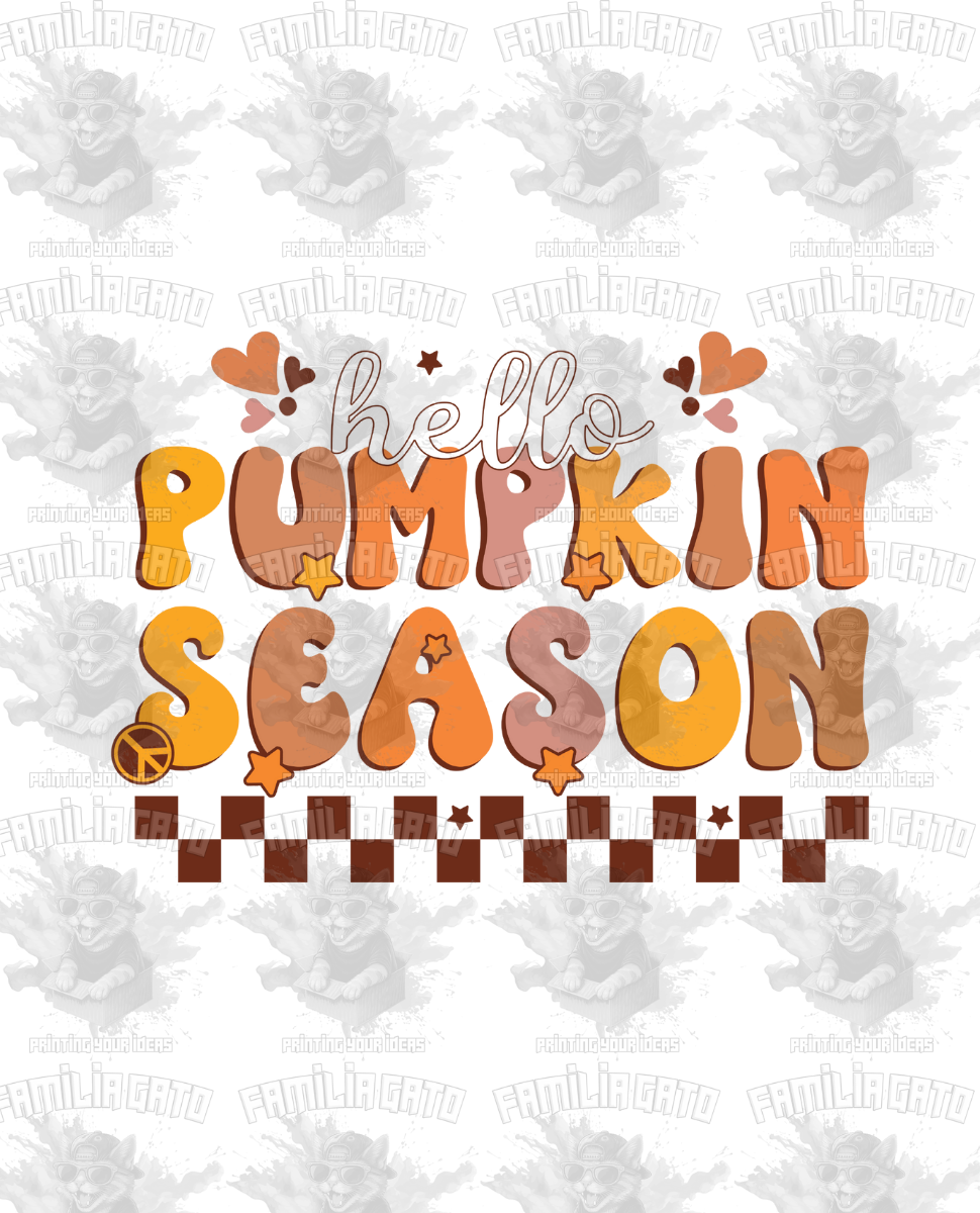Fall - Hello Pumpkin Season #1 DTF Transfer