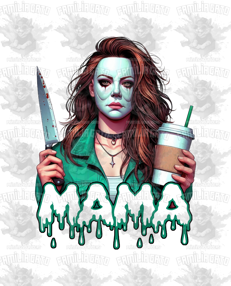 Halloween Horror Mama #37 DTF Transfer