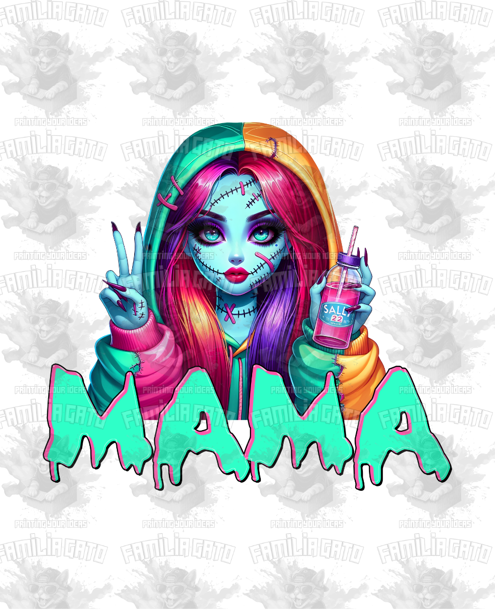 Halloween Horror Mama #38 DTF Transfer