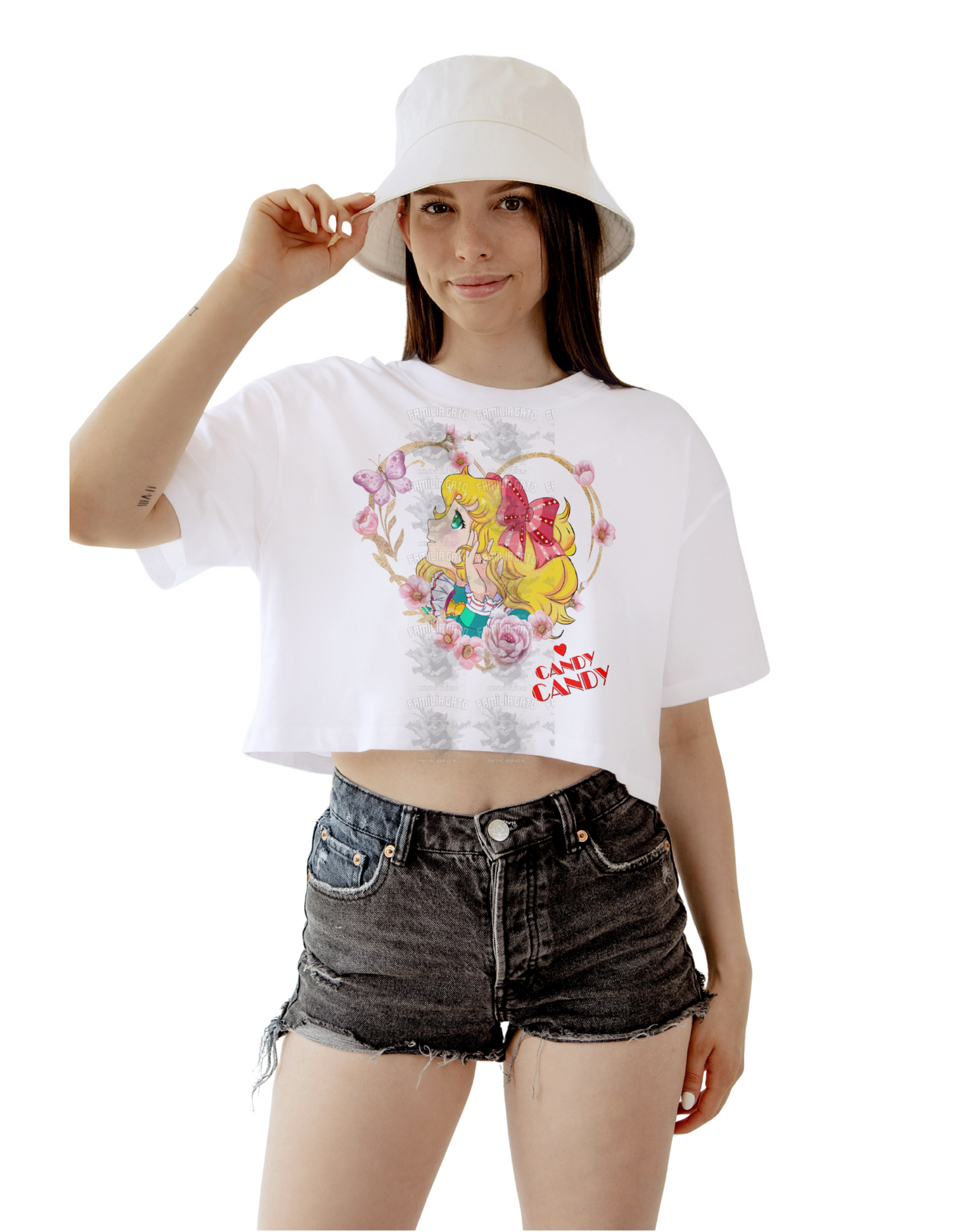 Candy Candy #3 Women's Crop Top