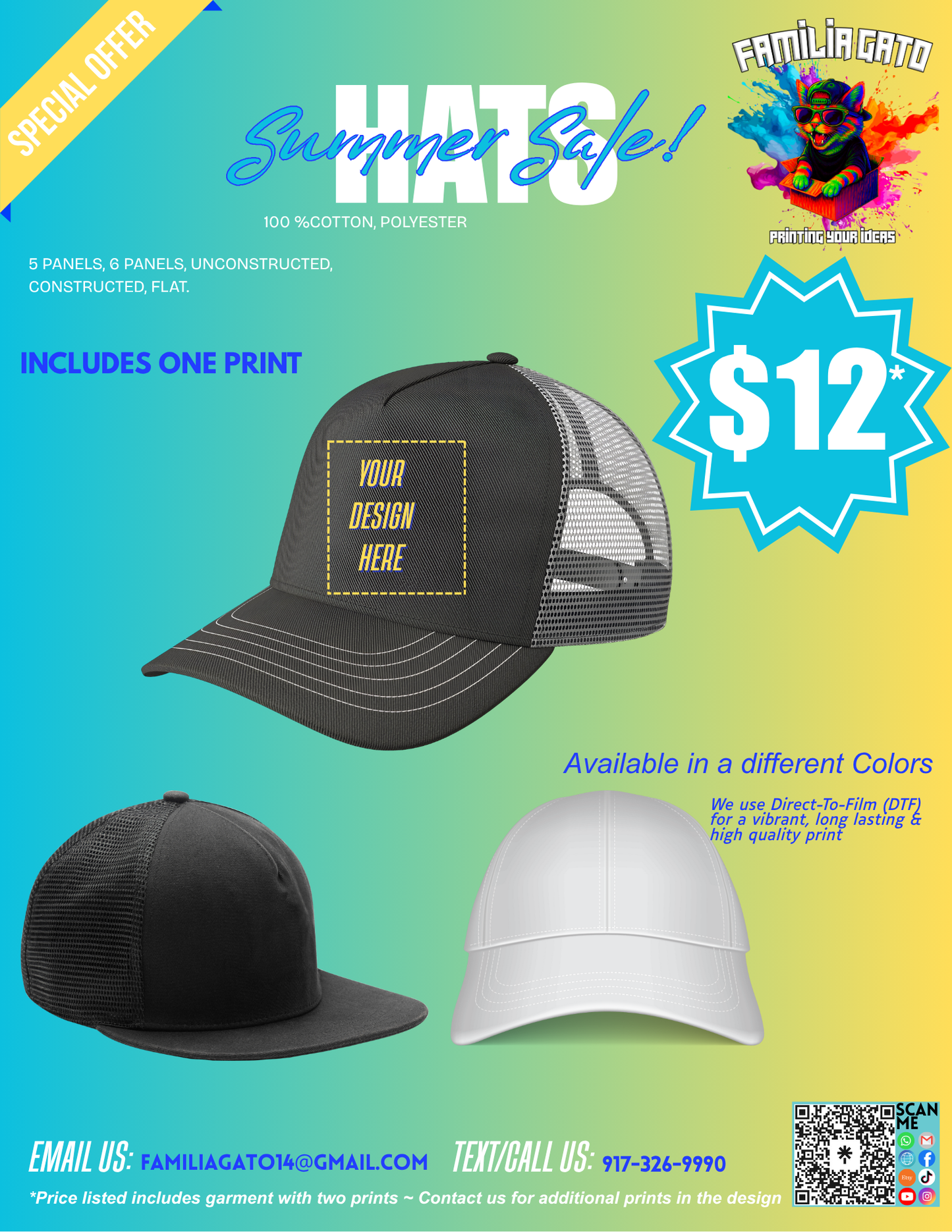 Hat Cap Summer SALE