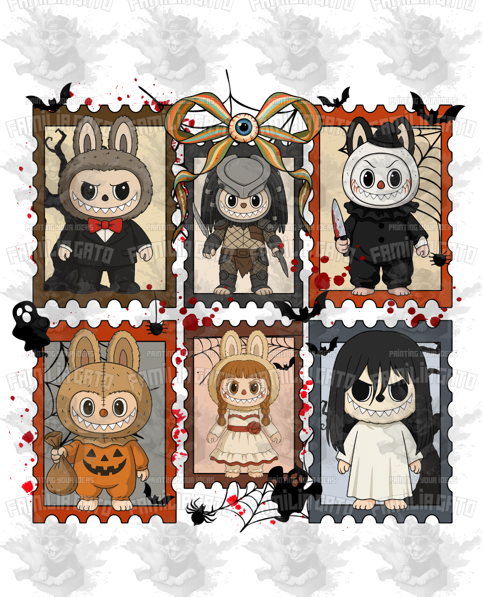 Labubu Halloween DTF Transfer #16