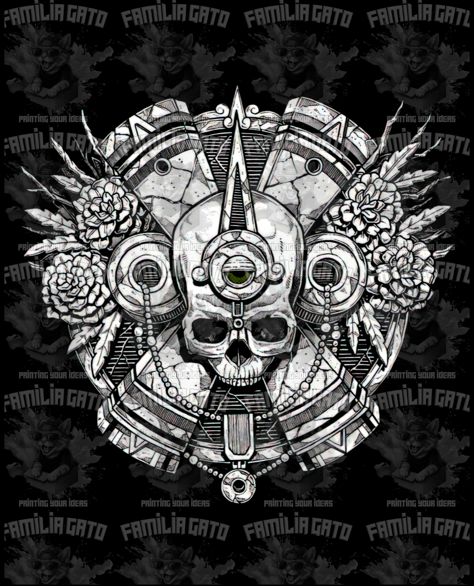 Mayan Design #8 DTF Transfer