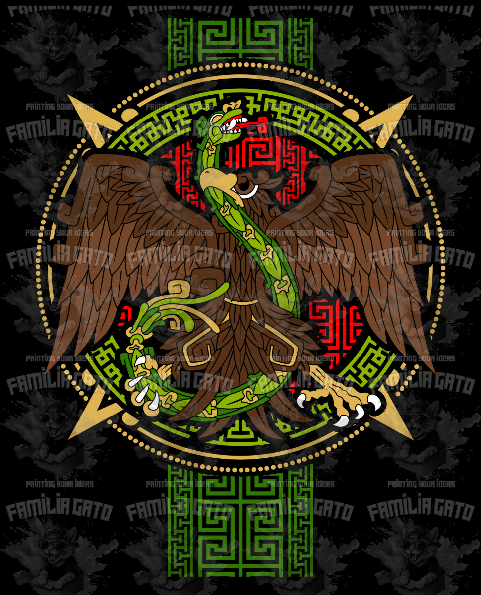 Aguila y Serpiente DTF Transfer
