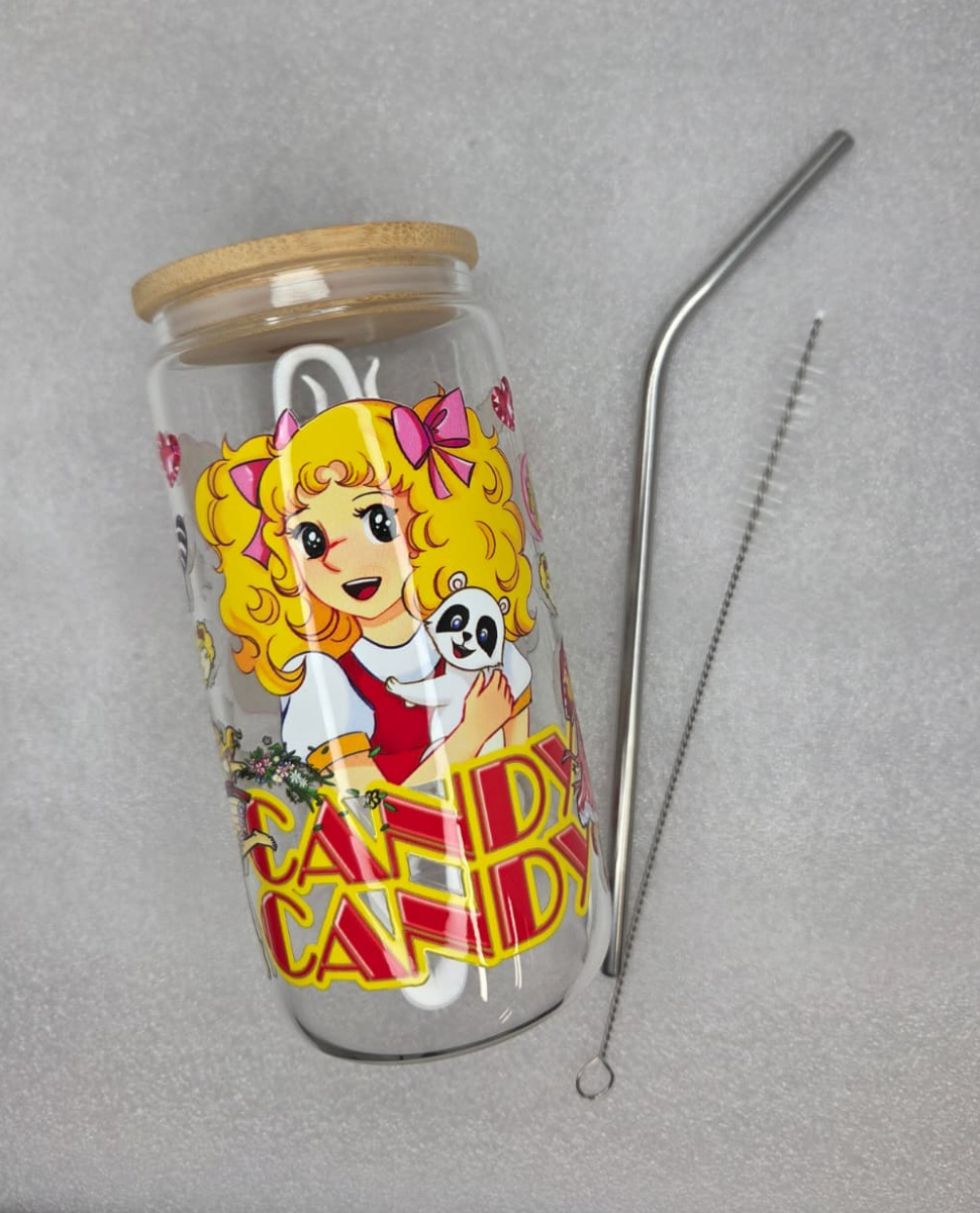 St. Patrick's Day Rhinestone Effect 16 Oz Libbey Glass Can