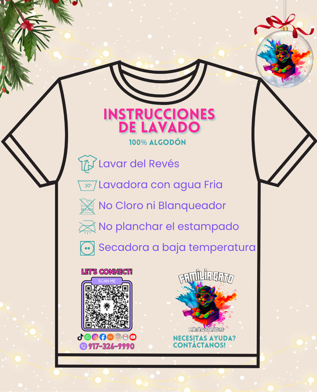 Christmas Faux Sequin Deer T-Shirt