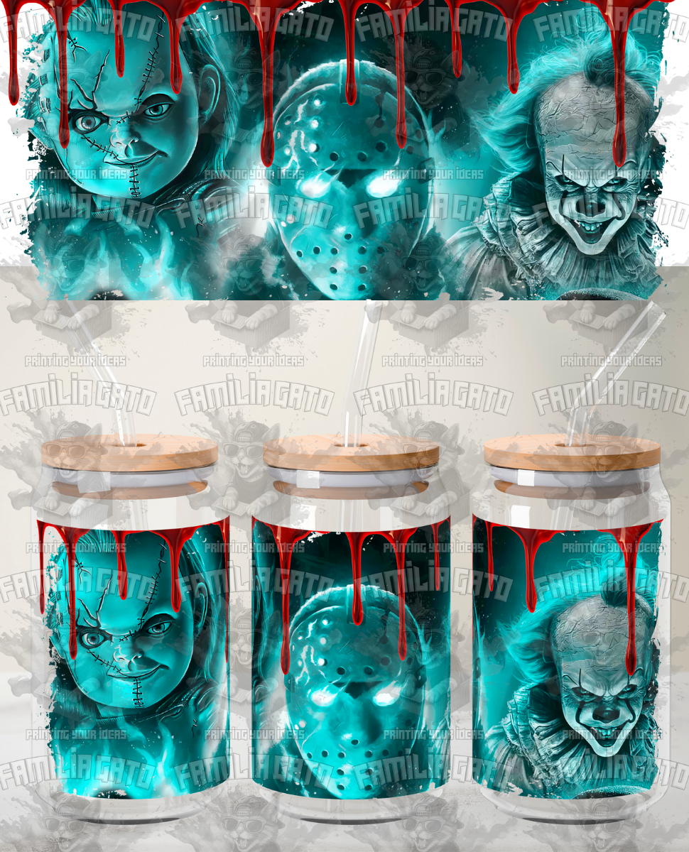 Glass Can Horror Movie #13 UVDTF