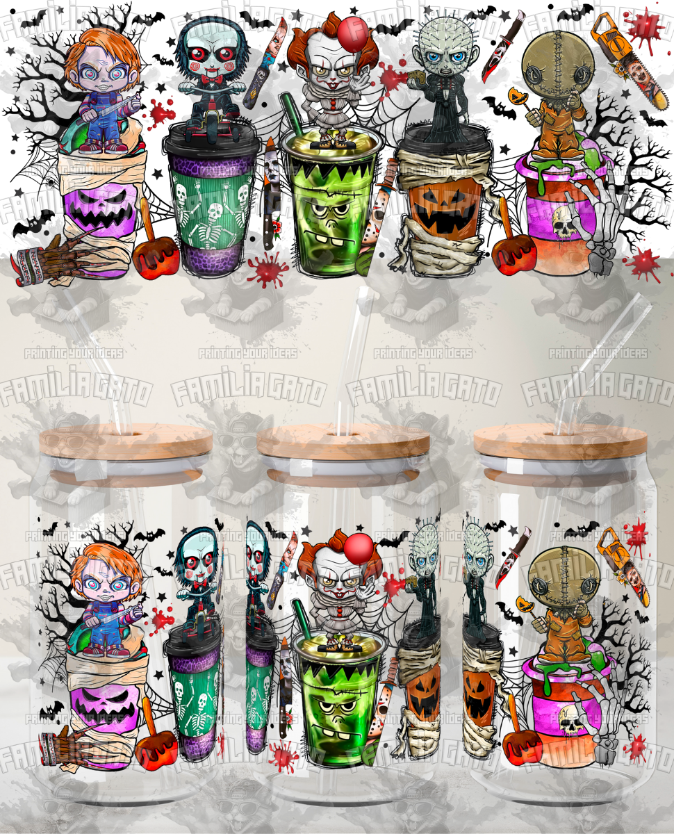 Glass Can Horror Movie #146 UVDTF