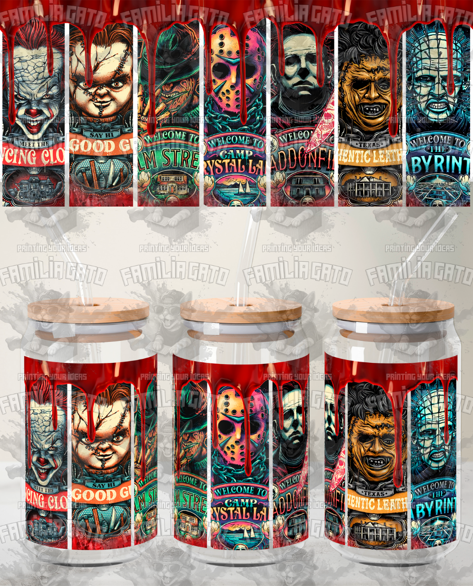 Glass Can Horror Movie #34 UVDTF