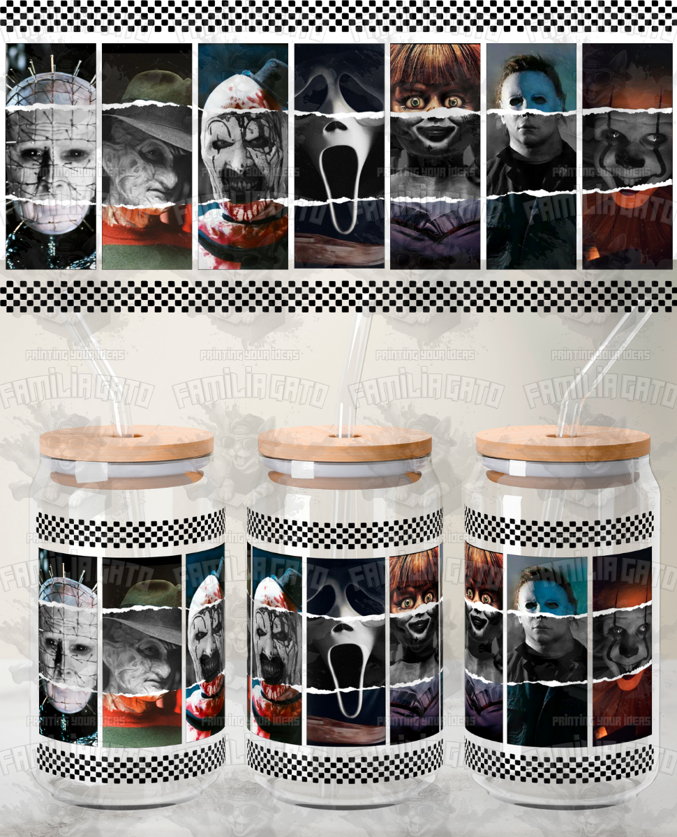 Halloween Horror Characters #62 UVDTF Wrap