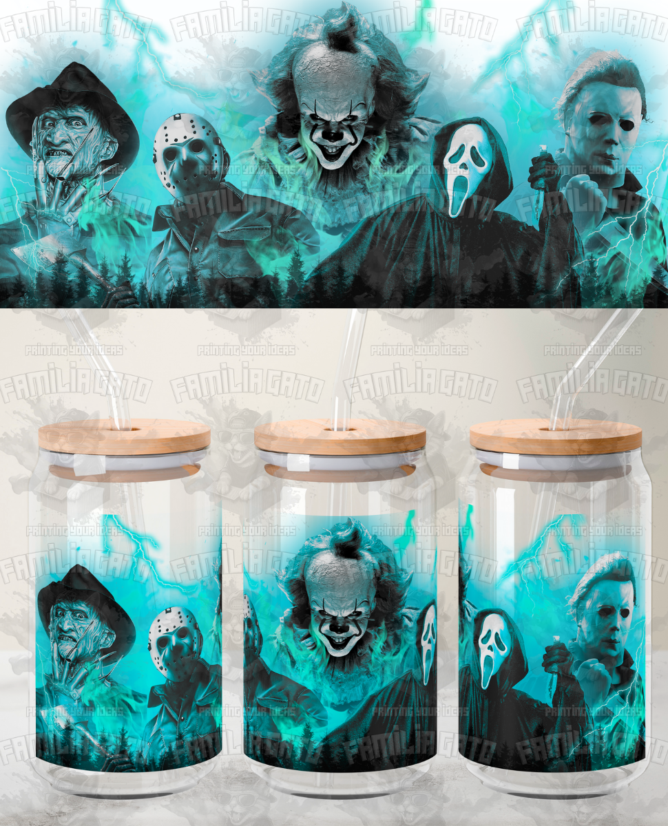 Halloween Horror Characters #68 UVDTF Wrap