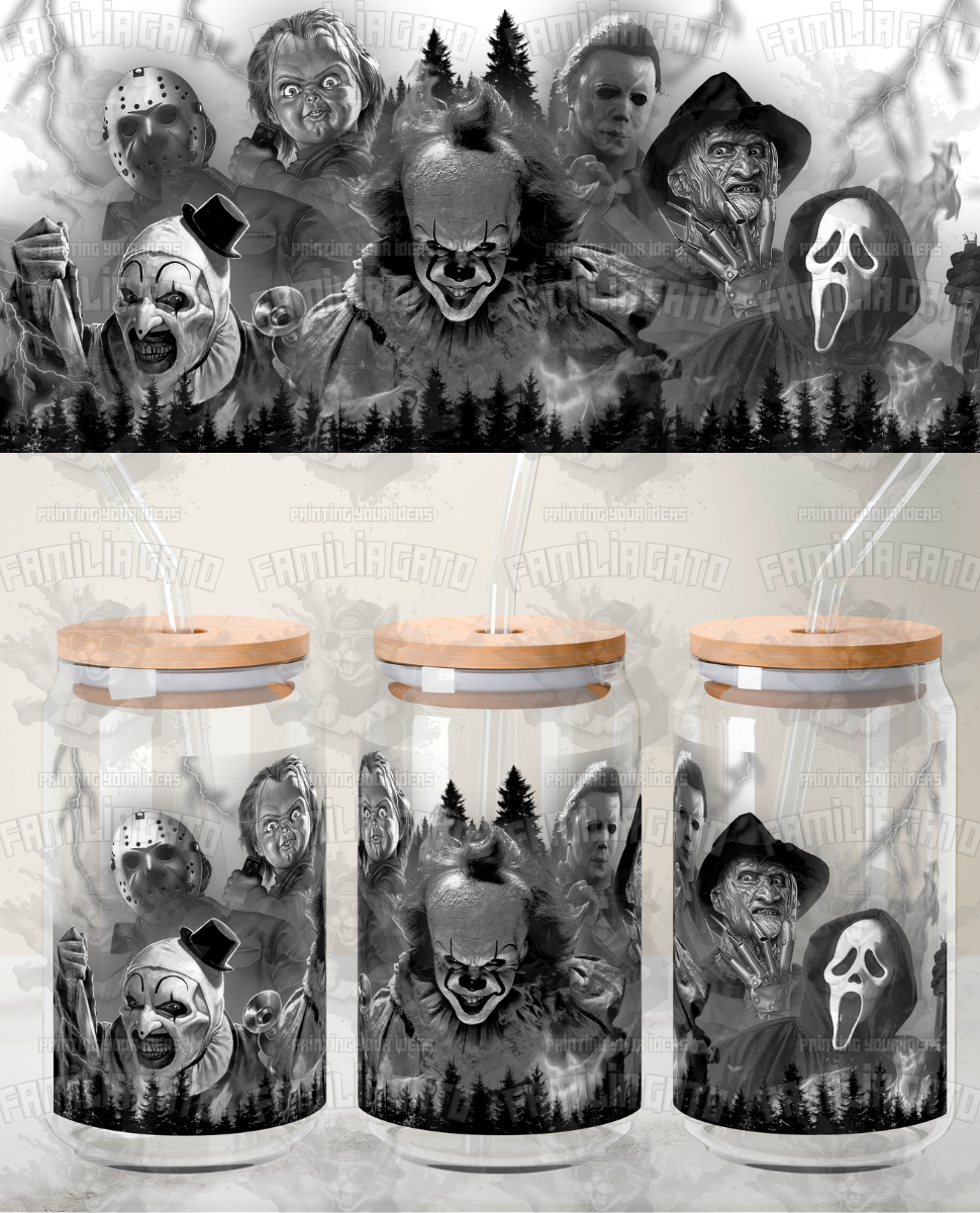 Halloween Horror Characters #72 UVDTF Wrap