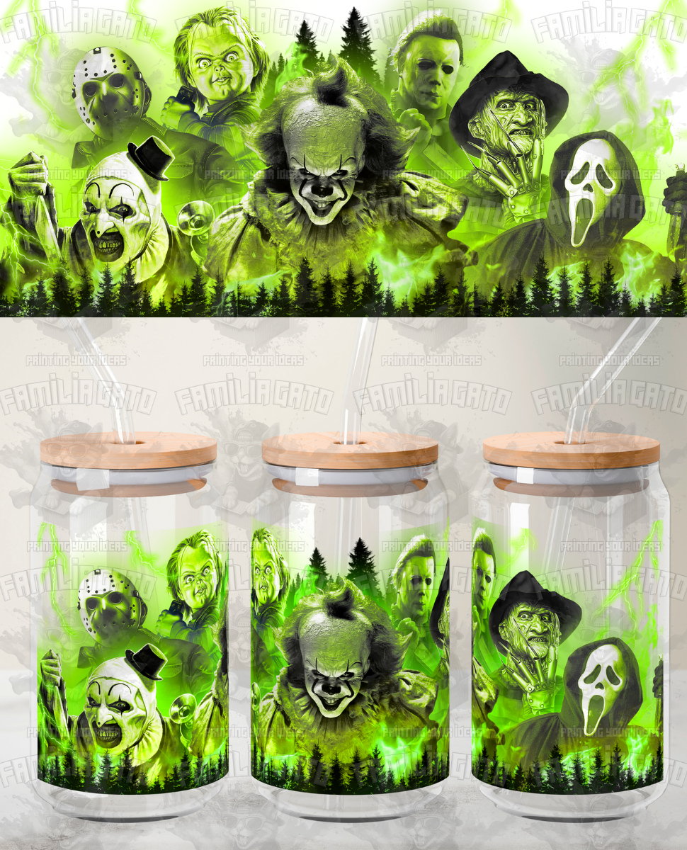 Halloween Horror Characters #74 UVDTF Wrap