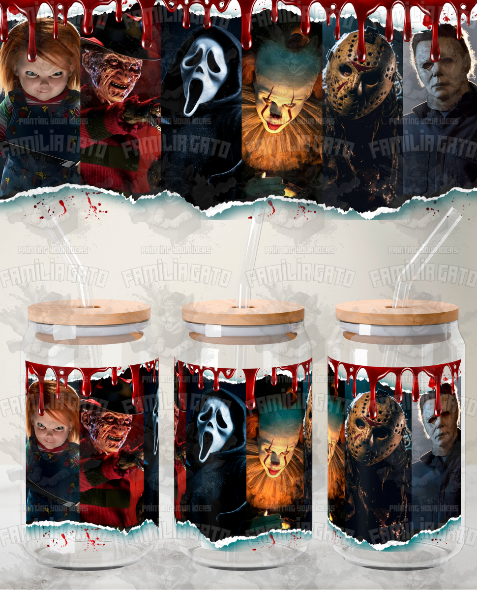Halloween Horror Characters #80 UVDTF Wrap