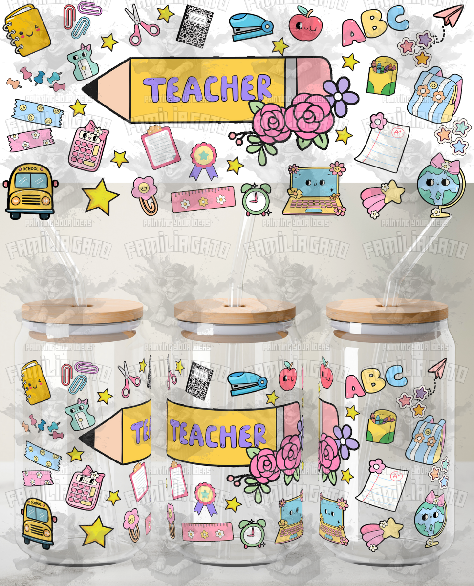 Teacher UVDTF Wrap