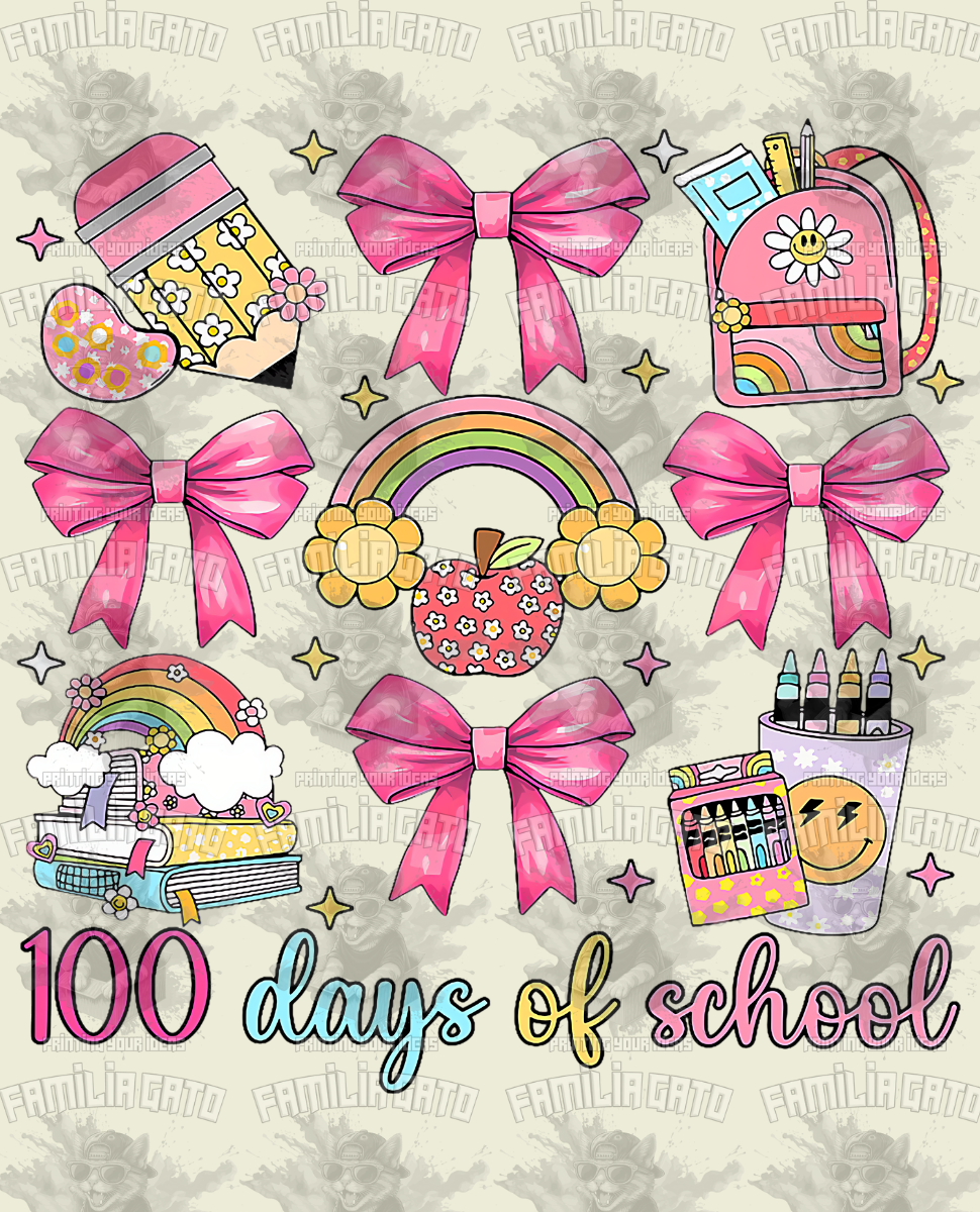 100 Days Of School #11 DTF Transfer