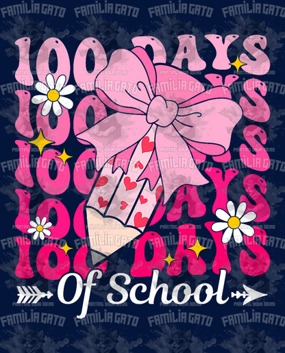 100 Days Of School #7 DTF Transfer