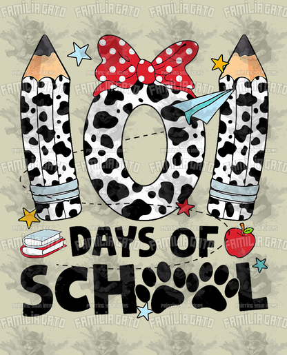 101 Days Of School DTF Transfer