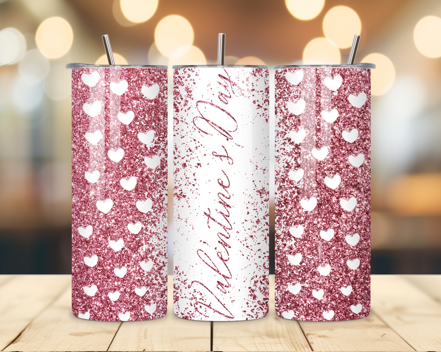 Valentine's Day - Assorted Designs #1 - 20 Oz Stainless Steel Tumbler