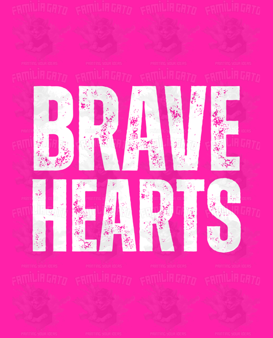 Brave hearts DTF Transfer