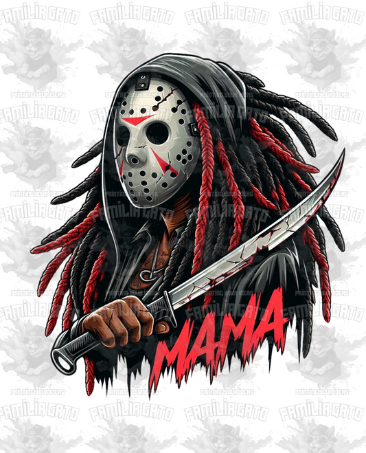 Halloween Horror Black Mama #11 DTF Transfer