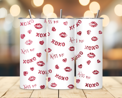 Valentine's Day - XoXo Designs - 20 Oz Stainless Steel Tumbler