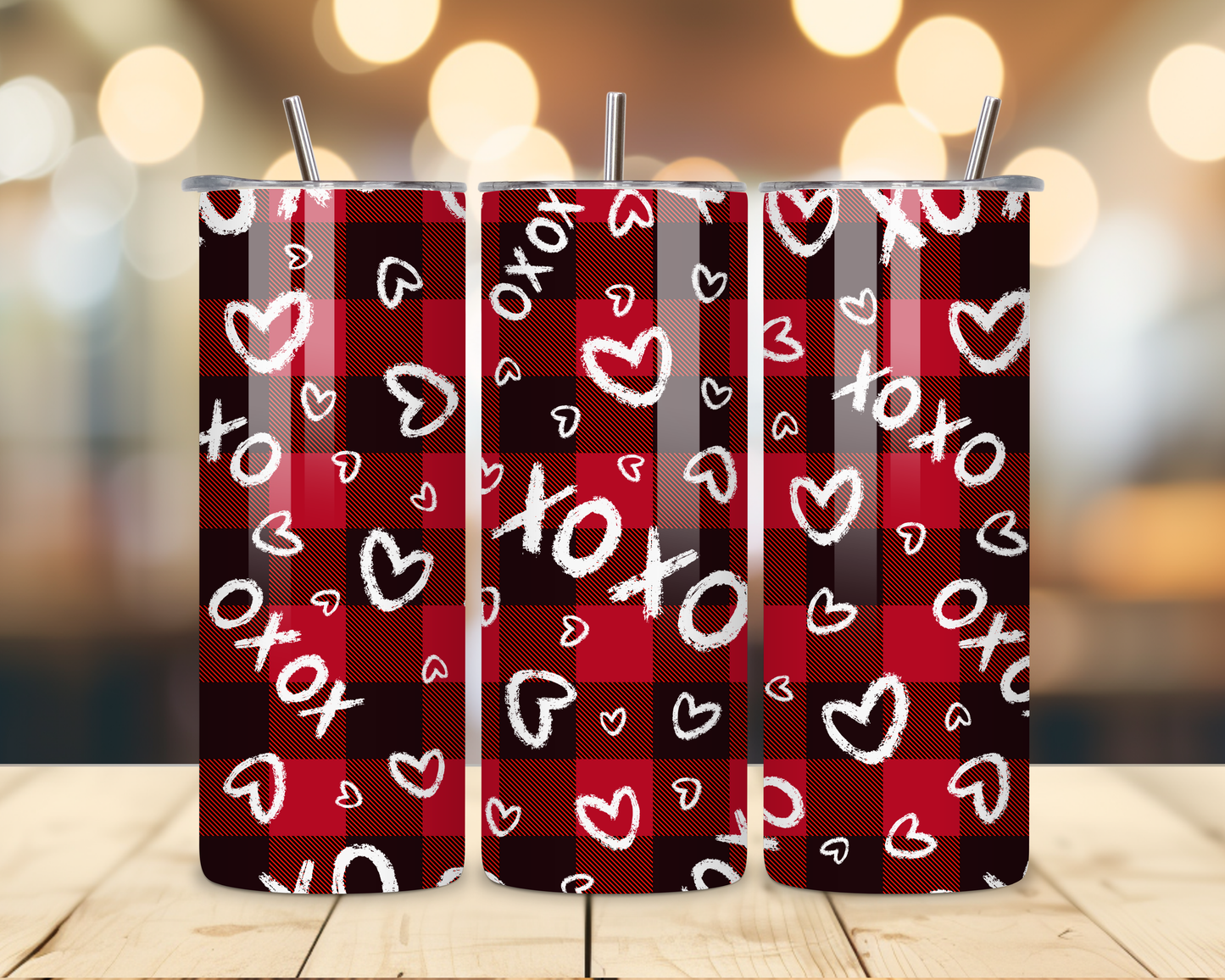 Valentine's Day - XoXo Designs - 20 Oz Stainless Steel Tumbler