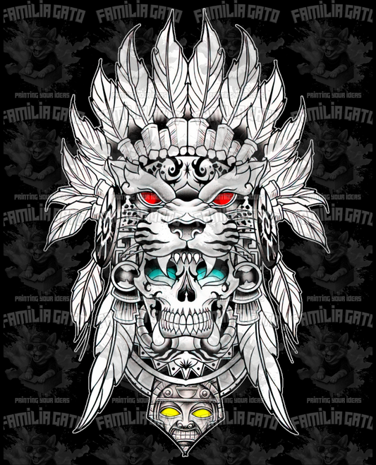 Mayan Design #11 DTF Transfer