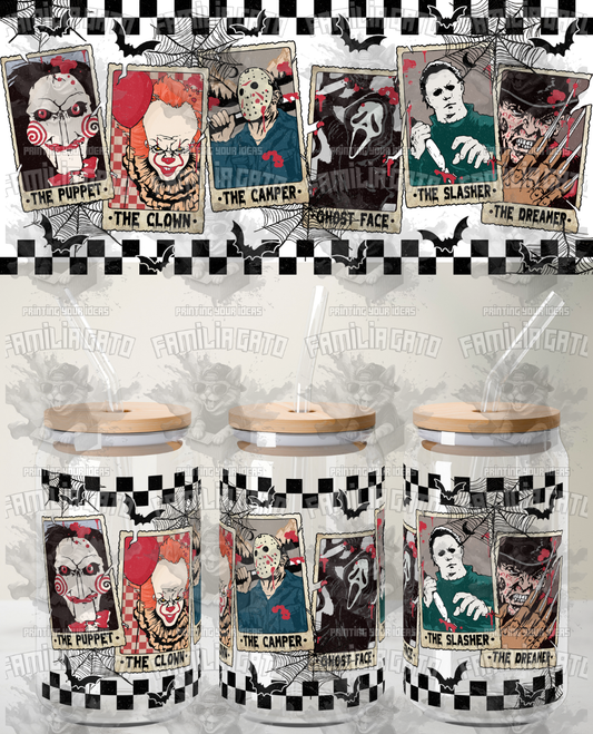 Halloween Horror Characters #11 UVDTF Wrap