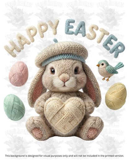 Easter Faux Yarn #11 DTF Transfer