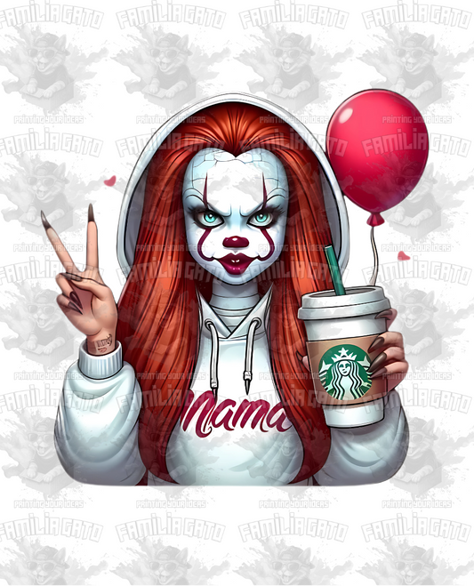 Halloween Horror Mama #12 DTF Transfer