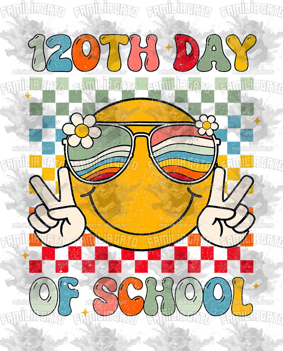 120th Day Of School DTF Transfer