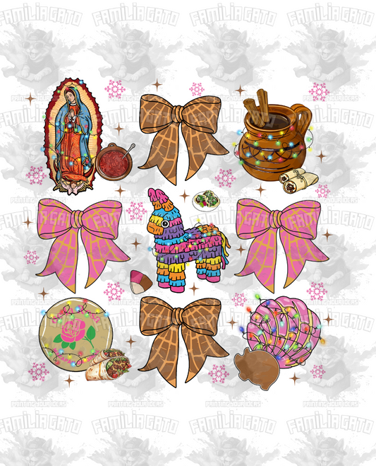 Mexican Fiesta Navidad DTF Transfer