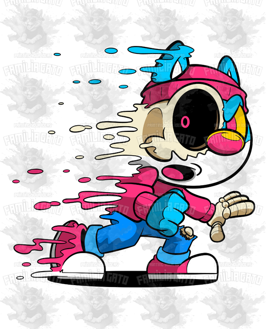 Urban Cartoon 26 DTF Transfer