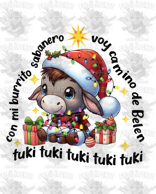Burrito Sabanero #2 Navidad DTF Transfer