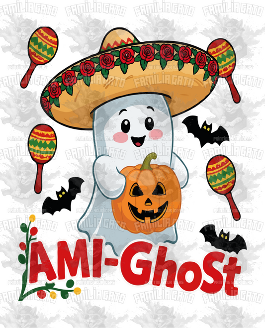 Mexico Amighost #2 DTF Transfer
