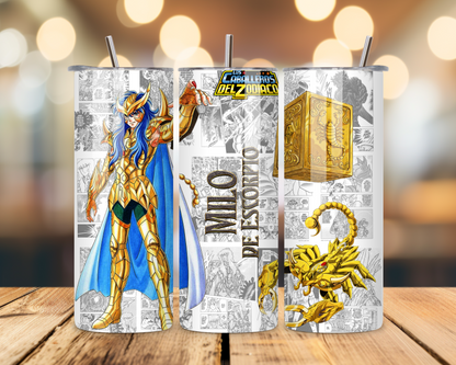Caballeros del Zodiaco - Saint Seiya - 20 Oz Stainless Steel Tumbler