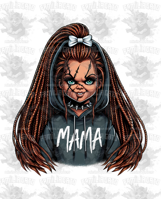 Halloween Horror Black Mama #13 DTF Transfer
