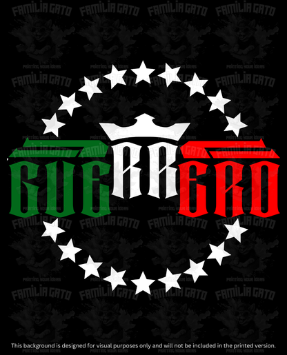 Mexican Guerrero DTF Transfer