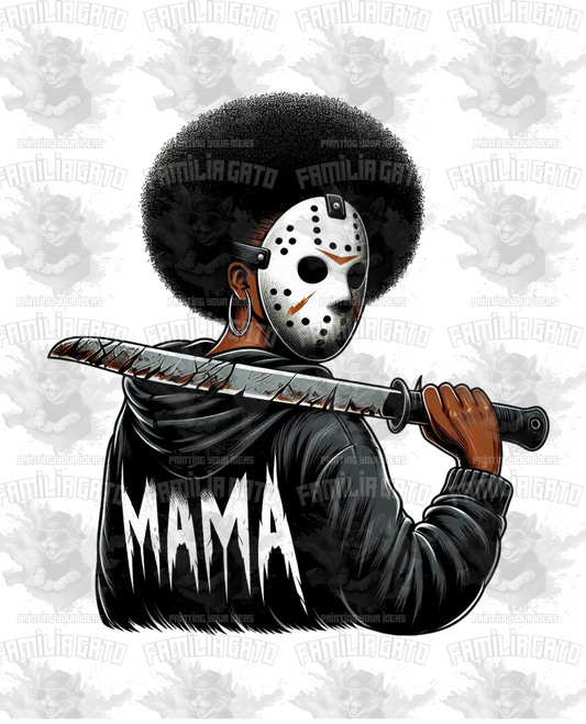Halloween Horror Black Mama #14 DTF Transfer
