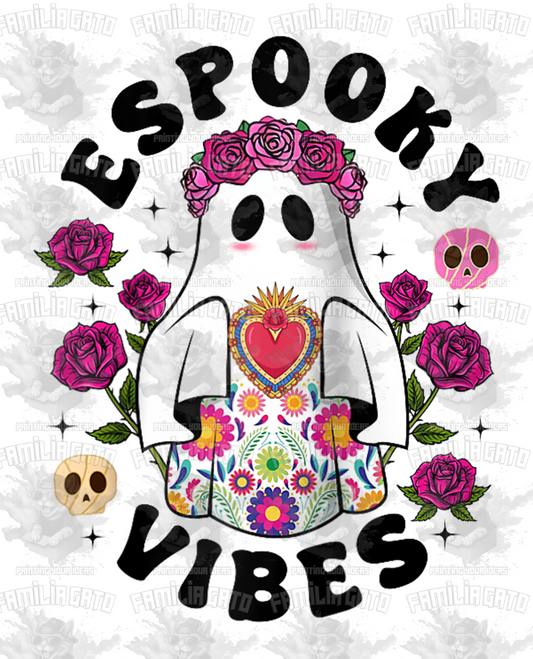 Spooky Vibes Mexico DTF Transfer