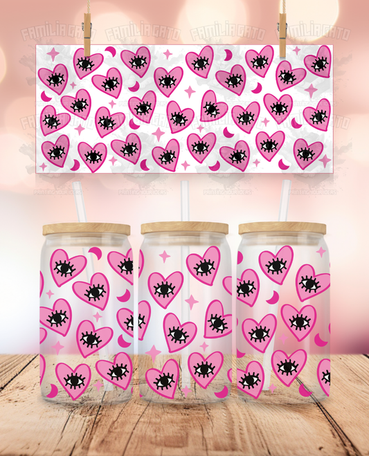 Valentine's Day - Loving Eye Hearts UVDTF Wrap